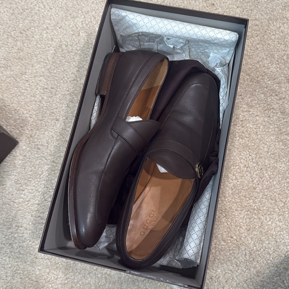 Brown (cocoa) men’s 10.5 Gucci Shoes - Picture 3 of 7